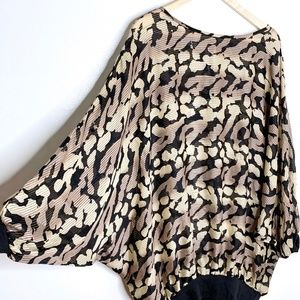 Vintage Oversized Dolman Blouse